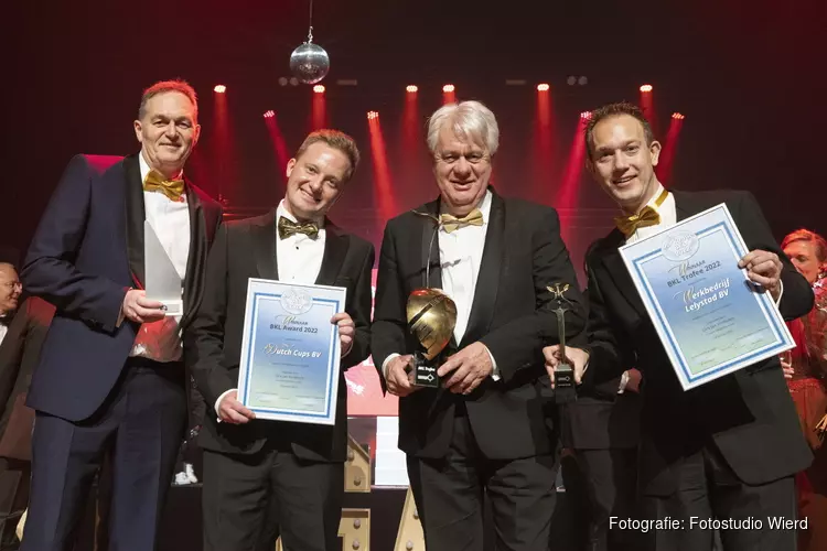Werkbedrijf Lelystad winnaar BKL Trofee en Dutch Cups wint BKL Award tijdens BKL Gala 2023