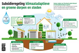 Nieuwe subsidieregeling voor het klimaatbestendig maken en vergroenen van tuinen en daken