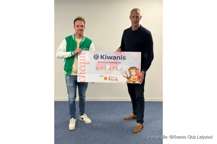 Kiwanis Club Lelystad geeft bijdrage in het opbouwen van zelfvertrouwen