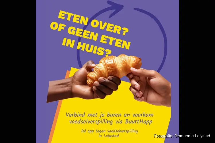 Nieuwe Lelystadse app `BuurtHapp` maakt restjes overbodig