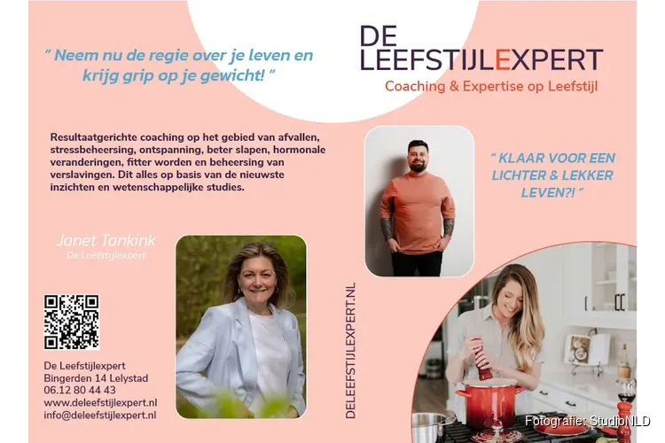Opening leefstijlcoach praktijk gericht op leefstijl, gezondheid en afvallen in Lelystad