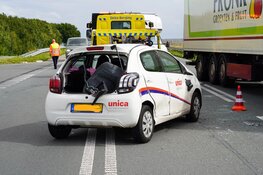 Aanrijding op Markerwaarddijk tussen Enkhuizen en Lelystad