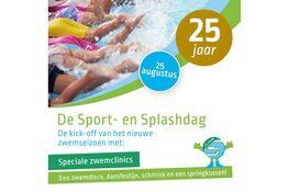 25 augustus in Zwembad De Koploper: De Sport- en Splashdag